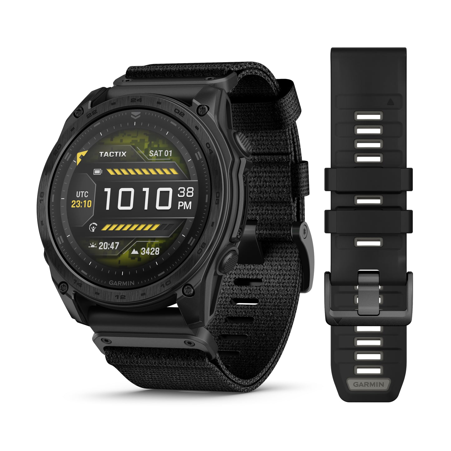 Garmin Tactix 8 51mm AMOLED Sapphire Titanium Tactical Black Nylon Band