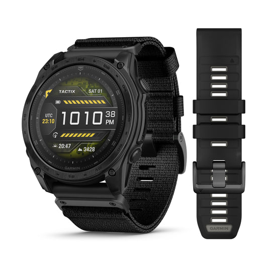 Garmin Tactix 8 51mm AMOLED Sapphire Titanium Tactical Black Nylon Band