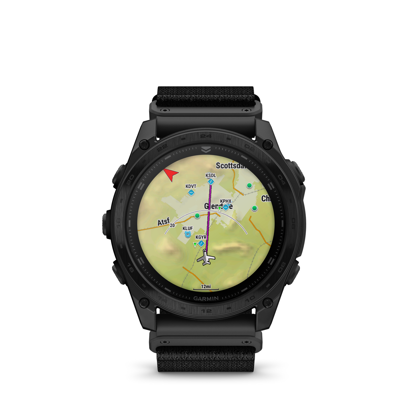 Garmin Tactix 8 51mm AMOLED Sapphire Titanium Tactical Black Nylon Band