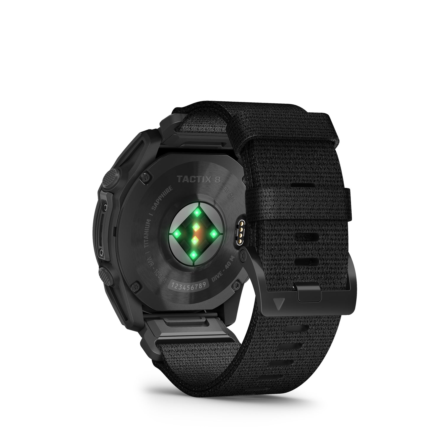 Garmin Tactix 8 51mm AMOLED Sapphire Titanium Tactical Black Nylon Band