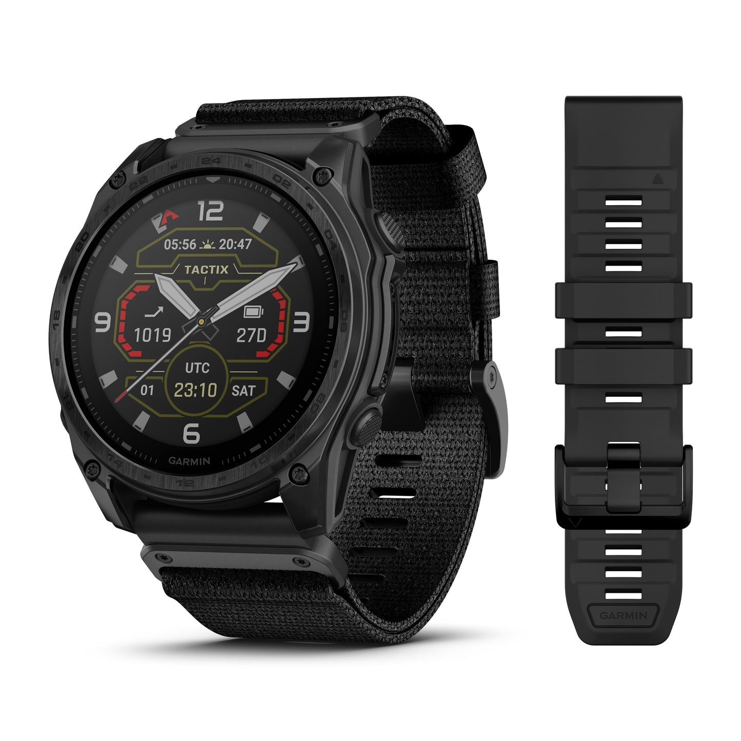 Garmin Tactix 8 51mm Solar Sapphire Titanium Tactical Black Nylon Band