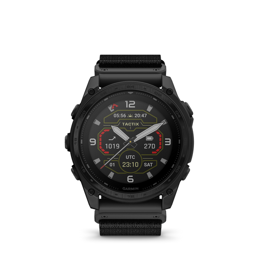 Garmin Tactix 8 51mm Solar Sapphire Titanium Tactical Black Nylon Band