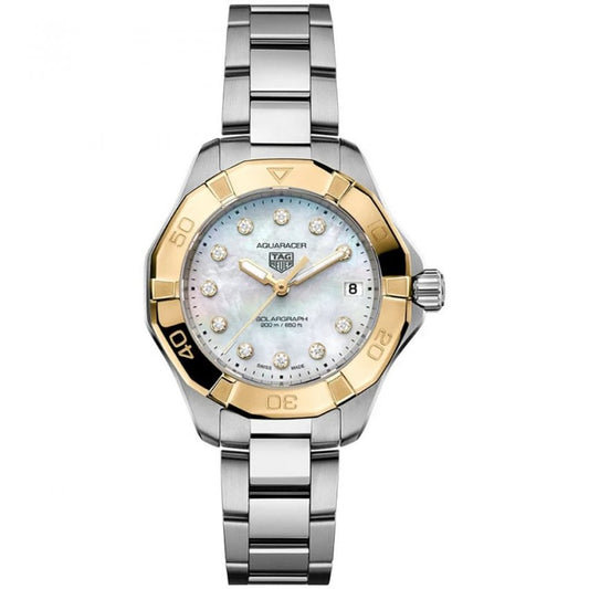 AQUARACER Professional 200 Solargraph Two Tone Watch