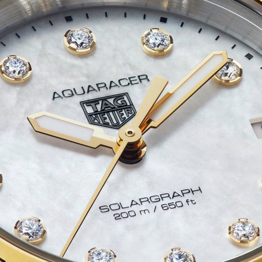 AQUARACER Professional 200 Solargraph Two Tone Watch