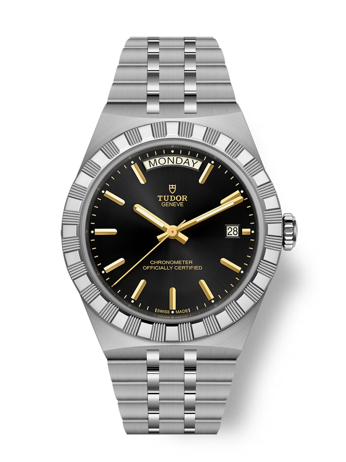 Royal 40mm Stainless Steel Automatic Watch | Black Dial