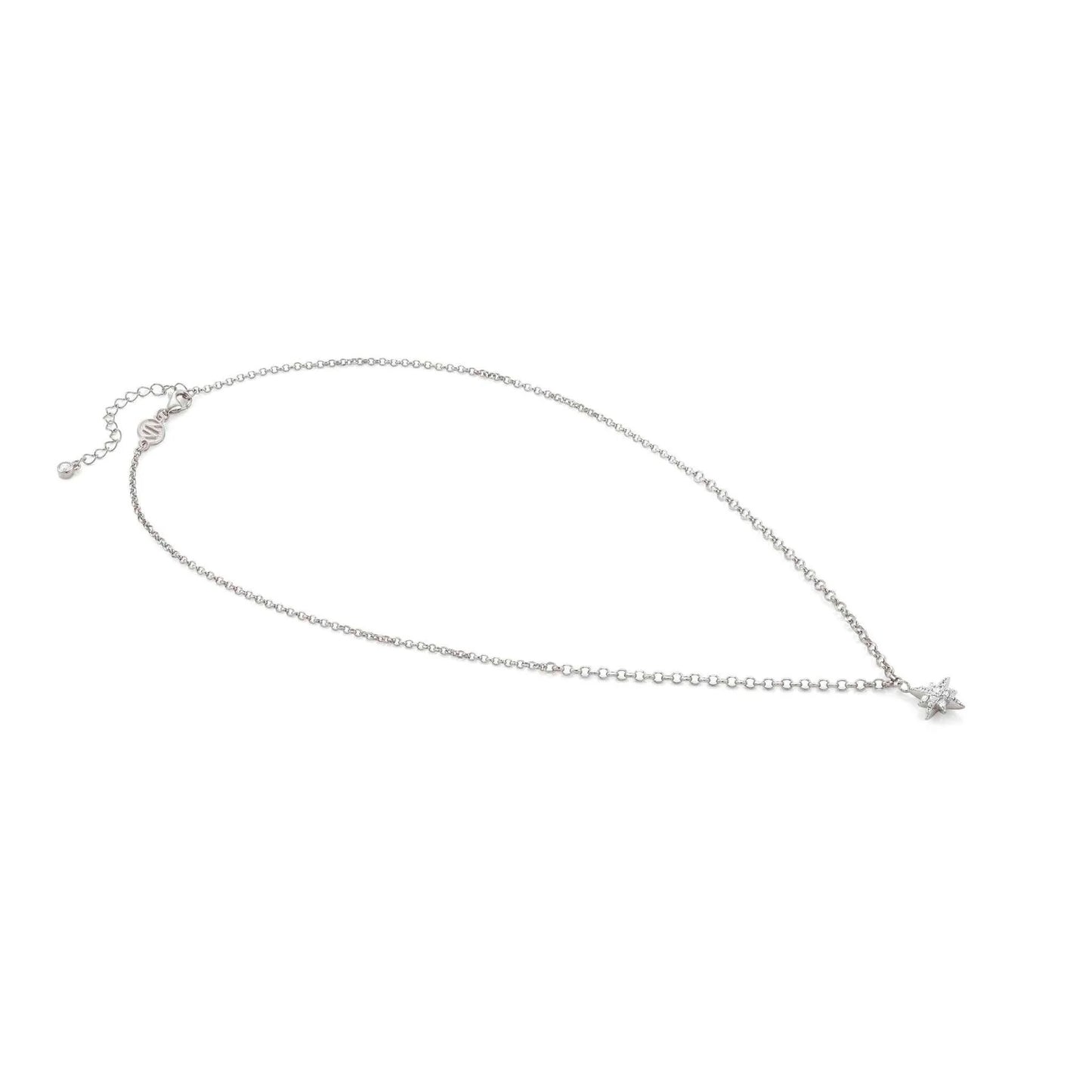 Sweetrock Silver Star CZ Necklace