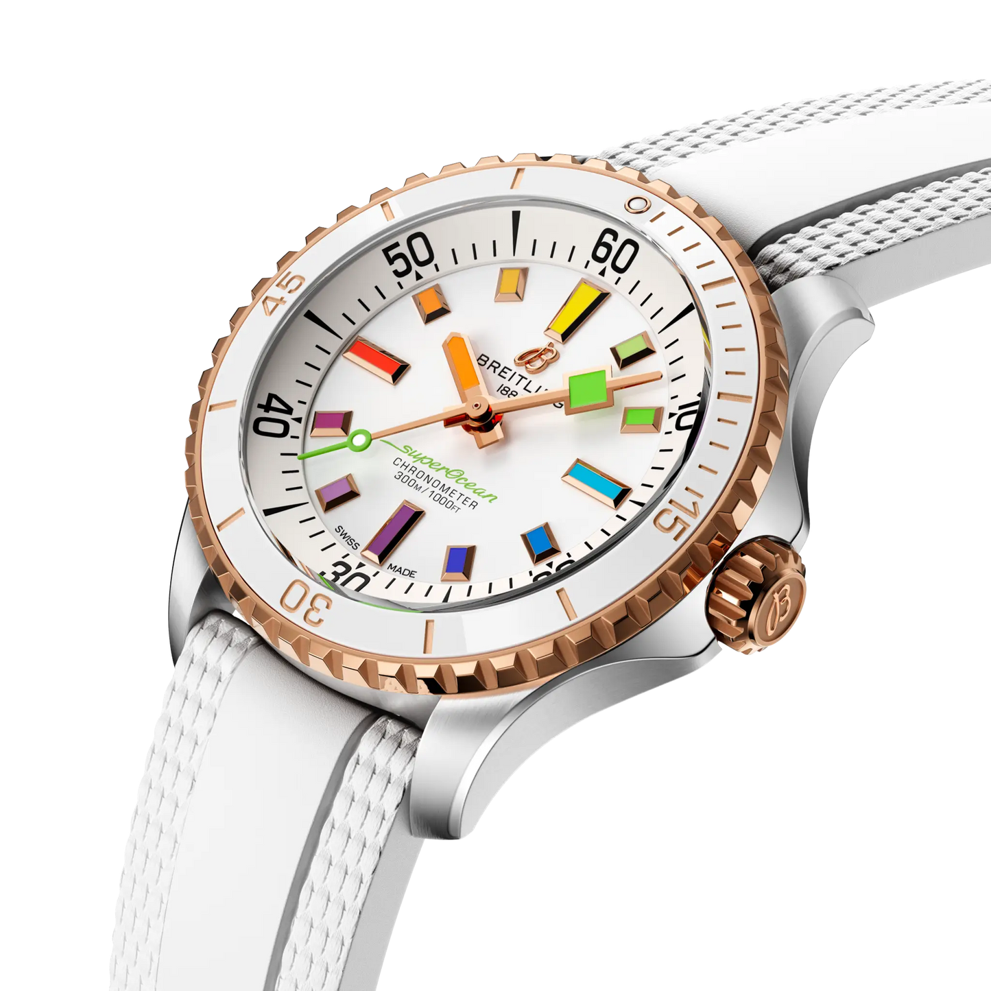 SUPEROCEAN AUTOMATIC 36 | 36mm Steel & 18ct Gold Case White Dial