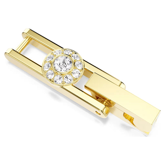 Una Angelic extender, Round cut, White, Gold-tone plated