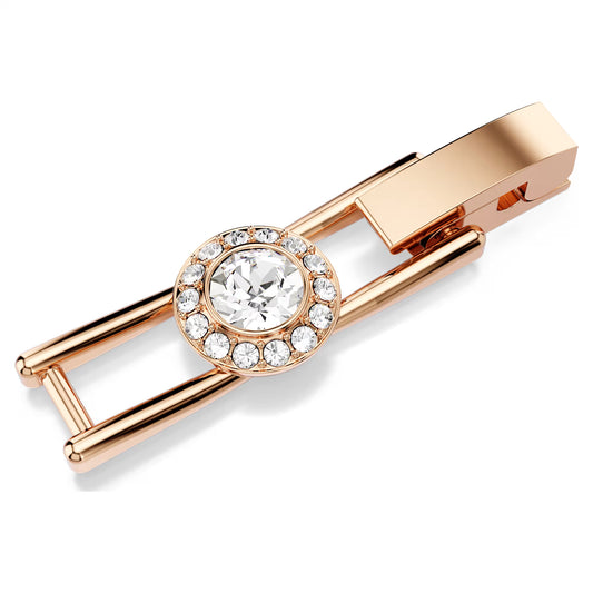 Una Angelic extender, Round cut, White, Rose gold-tone plated