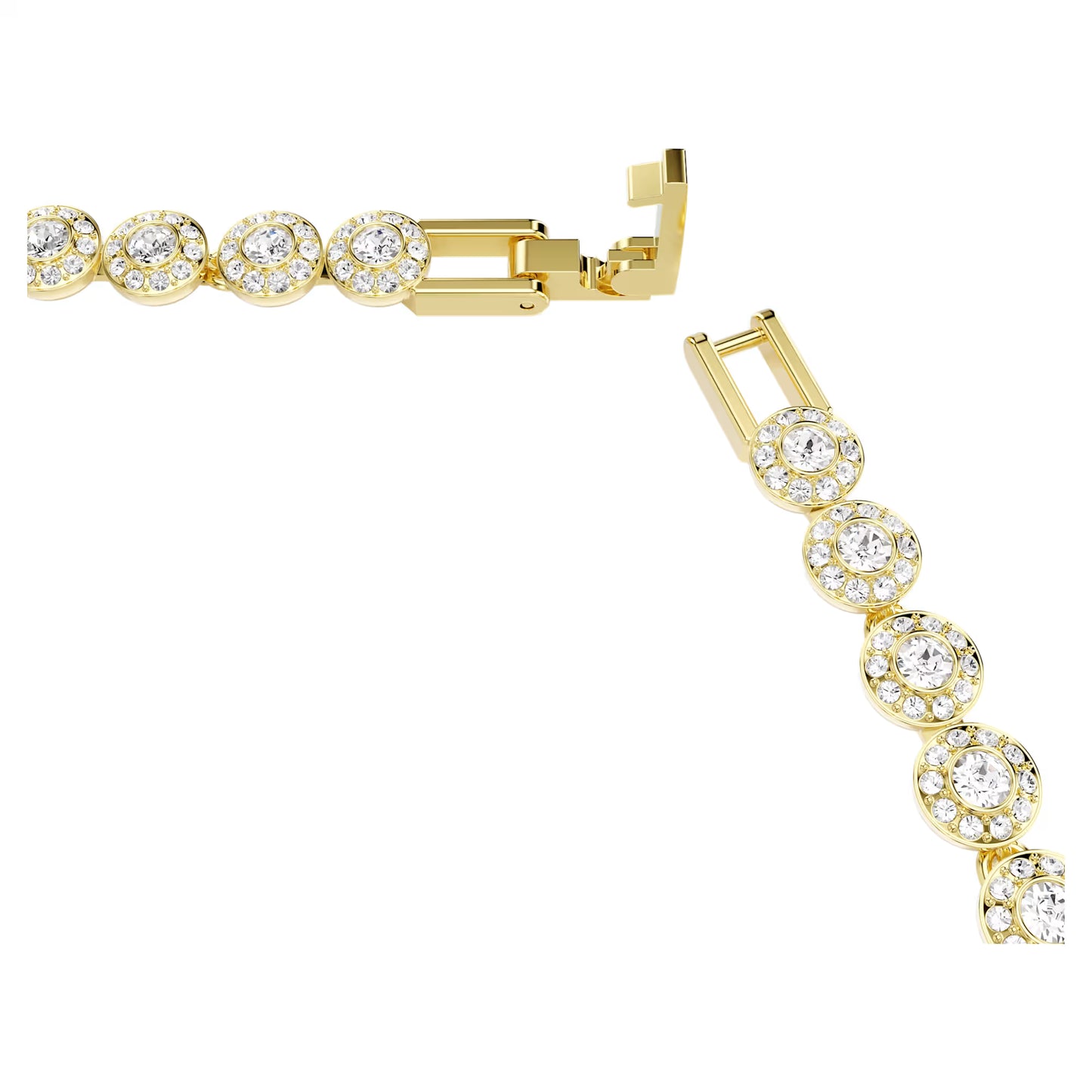 Una Angelic set, Round, Gold-tone