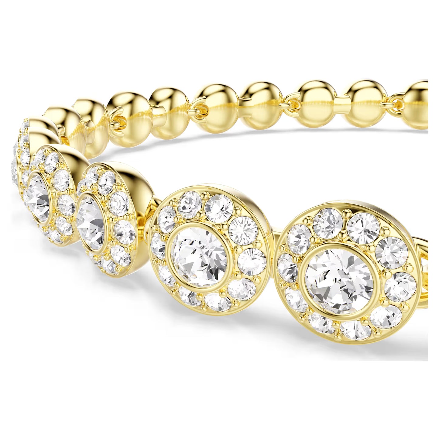 Una Angelic set, Round, Gold-tone