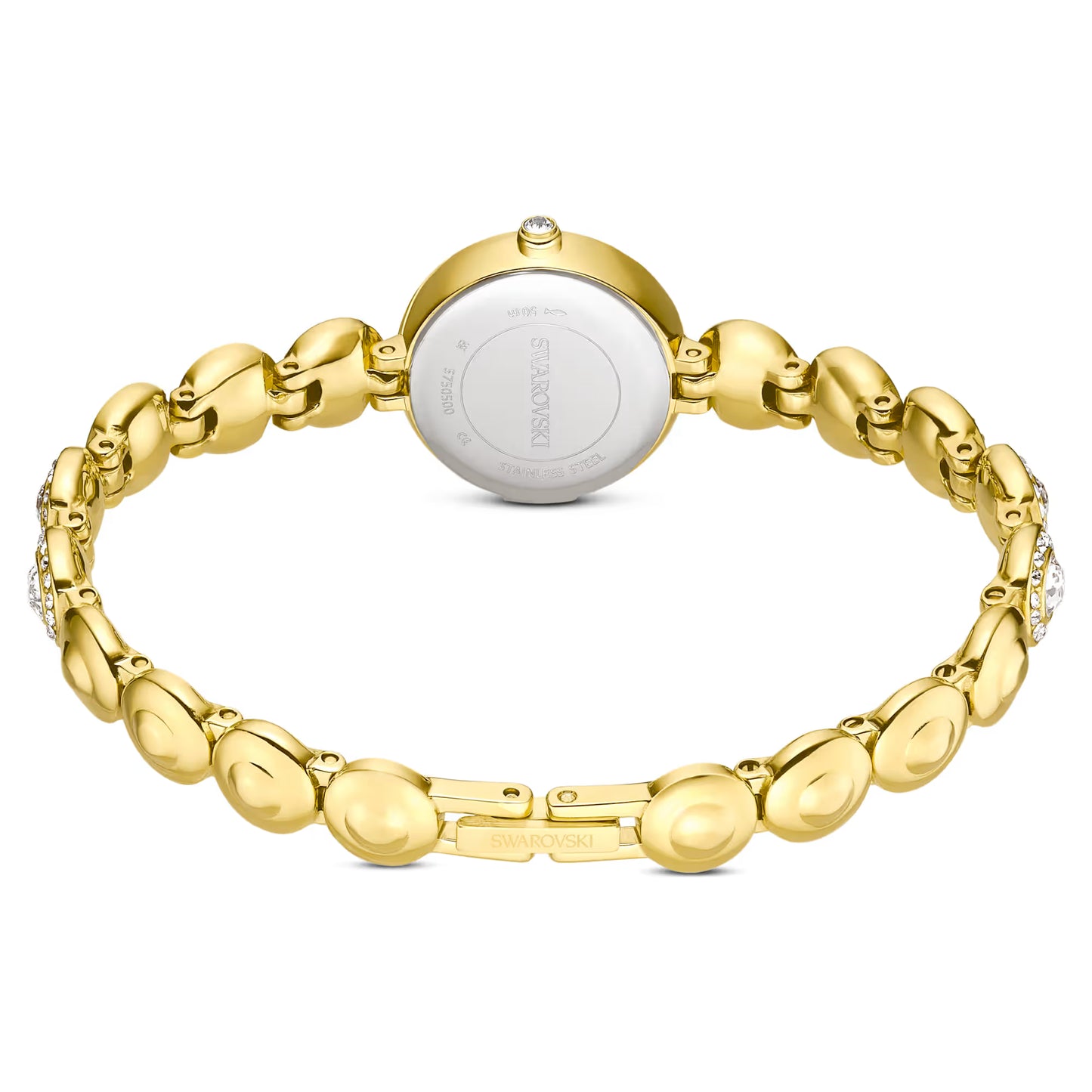 Una Angelic watch, Crystal bracelet, Gold tone, Gold-tone finish