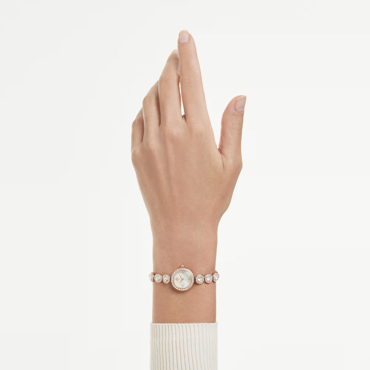 Una Angelic watch, Crystal bracelet, Rose gold tone, Rose gold-tone finish