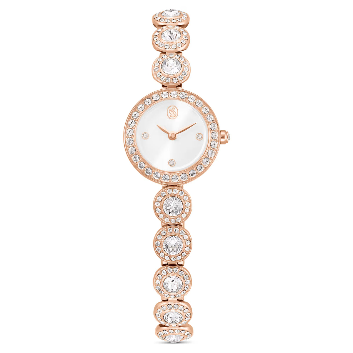 Una Angelic watch, Crystal bracelet, Rose gold tone, Rose gold-tone finish
