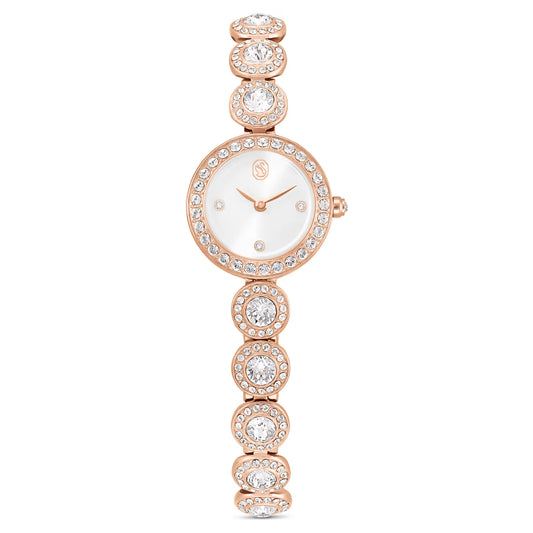 Una Angelic watch, Crystal bracelet, Rose gold tone, Rose gold-tone finish