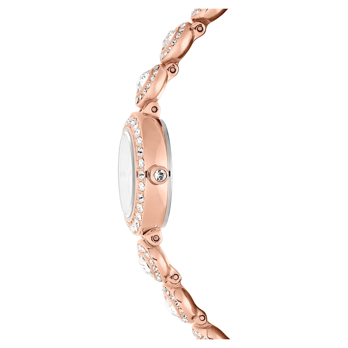 Una Angelic watch, Crystal bracelet, Rose gold tone, Rose gold-tone finish