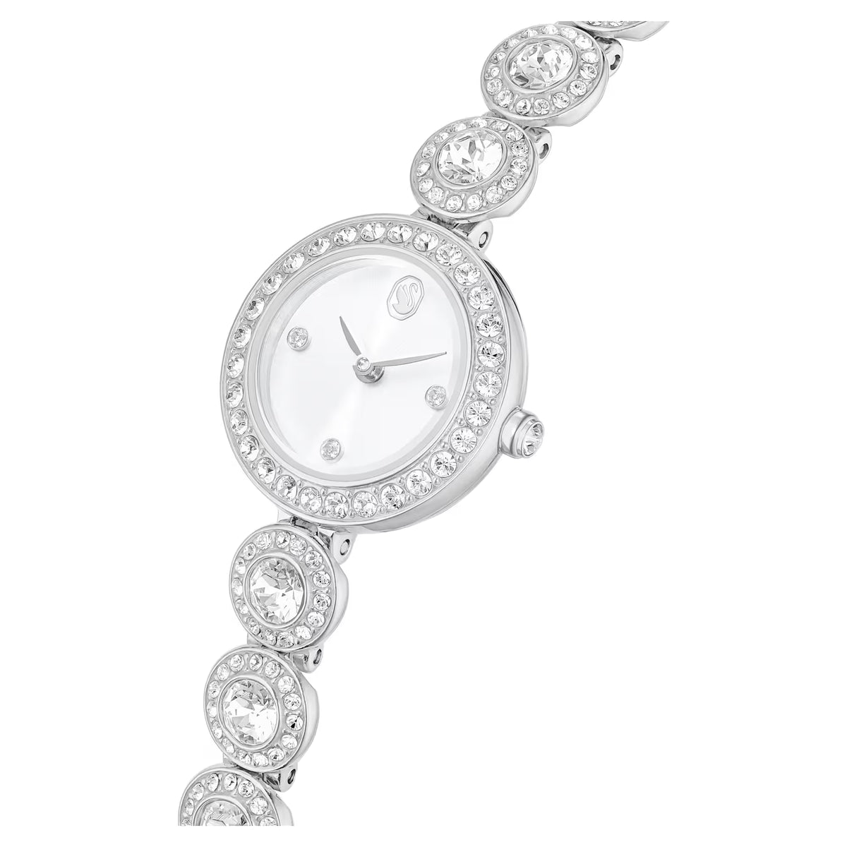 Una Angelic watch, Crystal bracelet, Silver Tone, Stainless steel