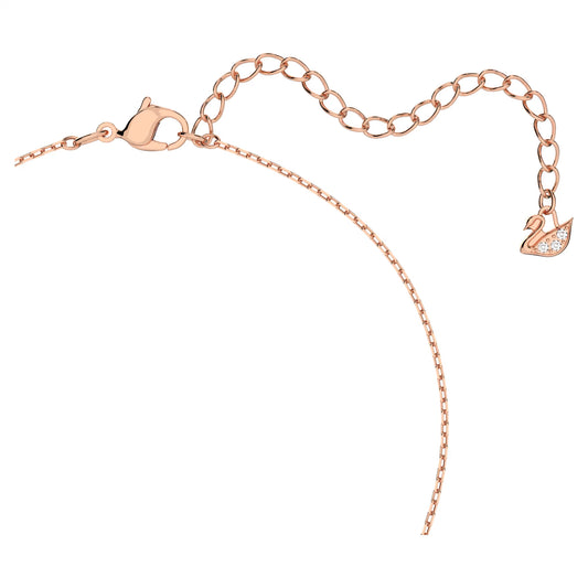 Una set, Mixed cuts, Clover, Pink, Rose gold-tone plated