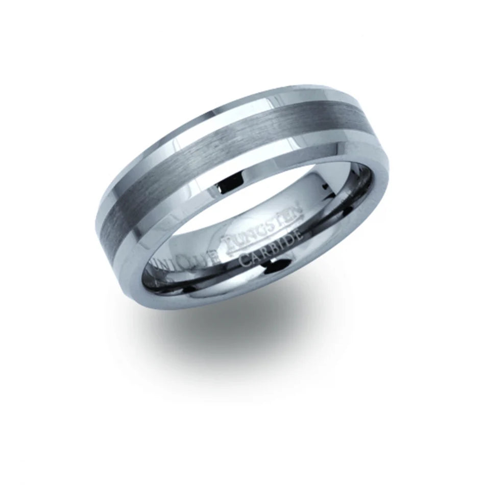 Tungsten Carbide Ring 7mm - Size 64