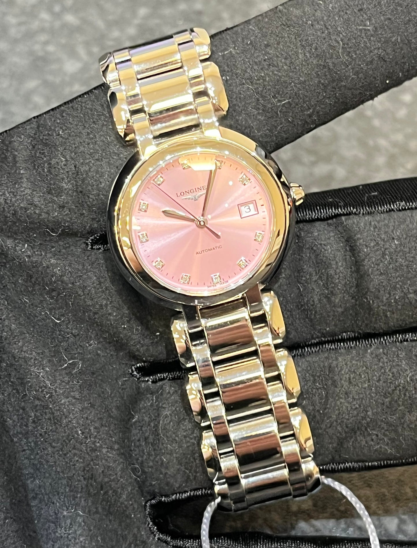 PrimaLuna 30mm Automatic Ladies Stainless Steel Watch