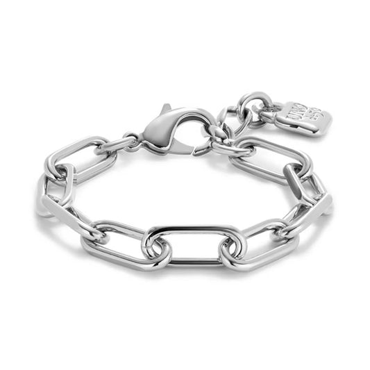 Silver linked bracelet