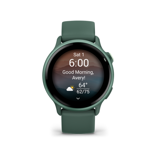 Garmin Vivoactive 6 Metallic Jasper Green with Jasper Green Band