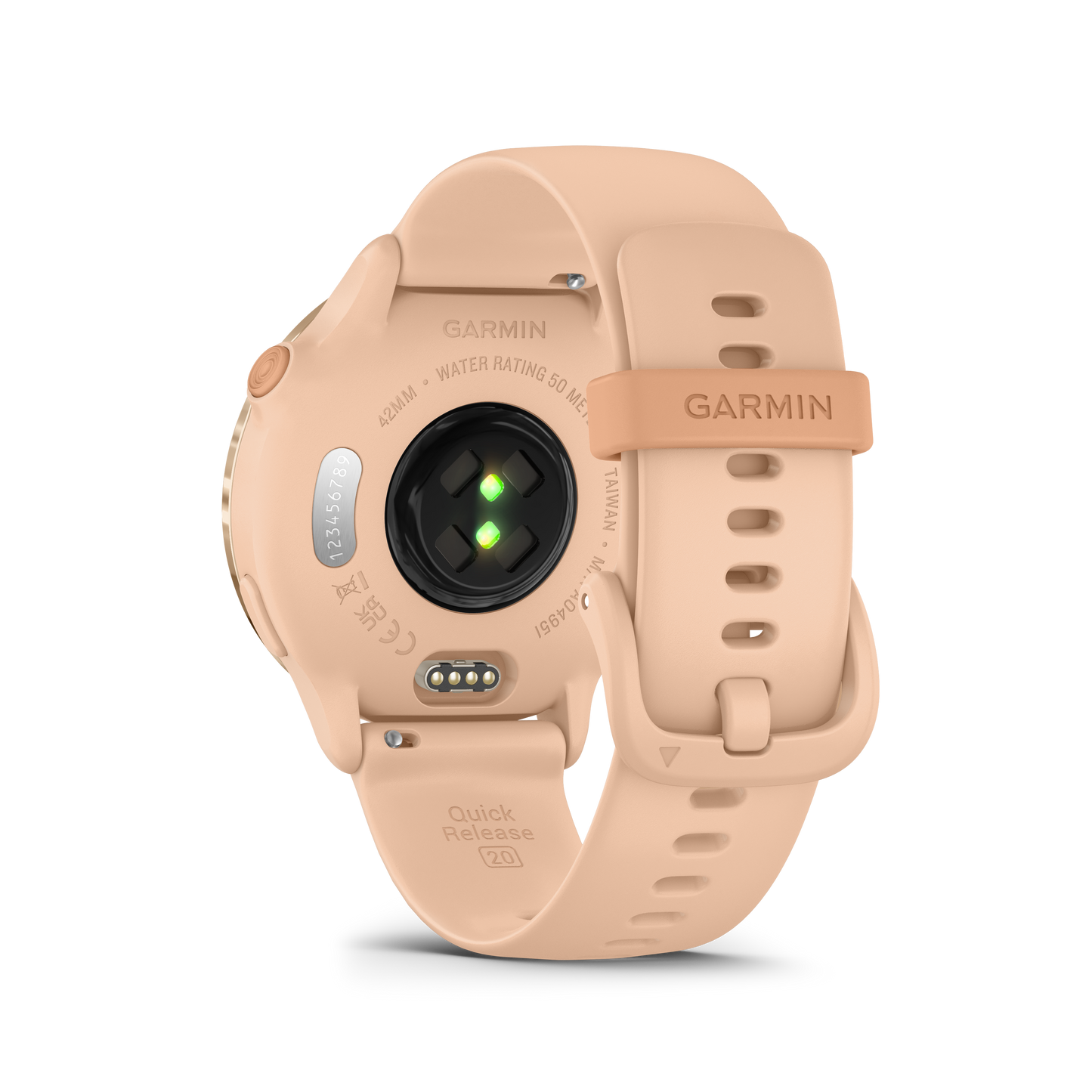 Garmin Vivoactive 6 Metallic Pink Dawn with Pink Dawn Band