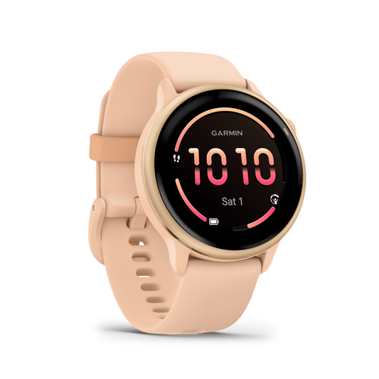 Garmin Vivoactive 6 Metallic Pink Dawn with Pink Dawn Band
