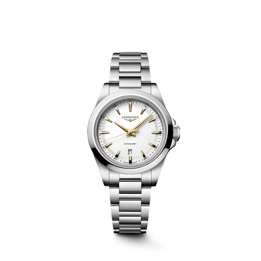 Conquest 30mm Stainless Steel Quartz Watch