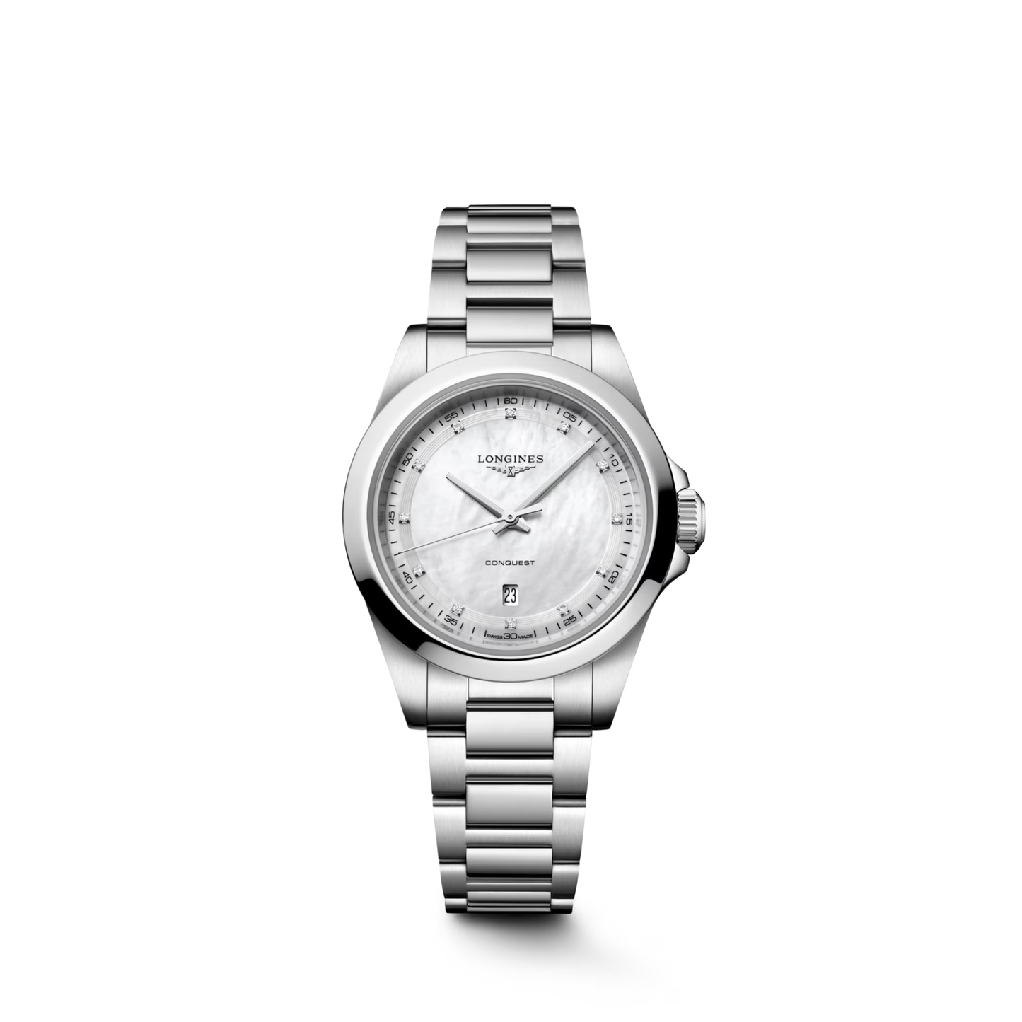Conquest 30mm Stainless Steel Quartz Watch