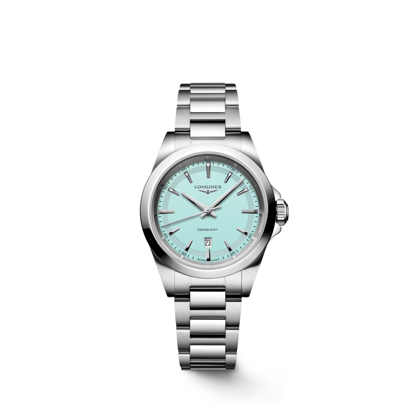 Conquest 30mm Quartz Stainless Steel Watch