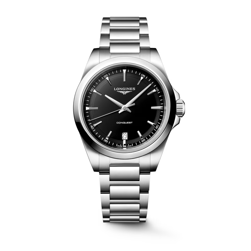 Conquest 38mm Stainless Steel Quartz Watch