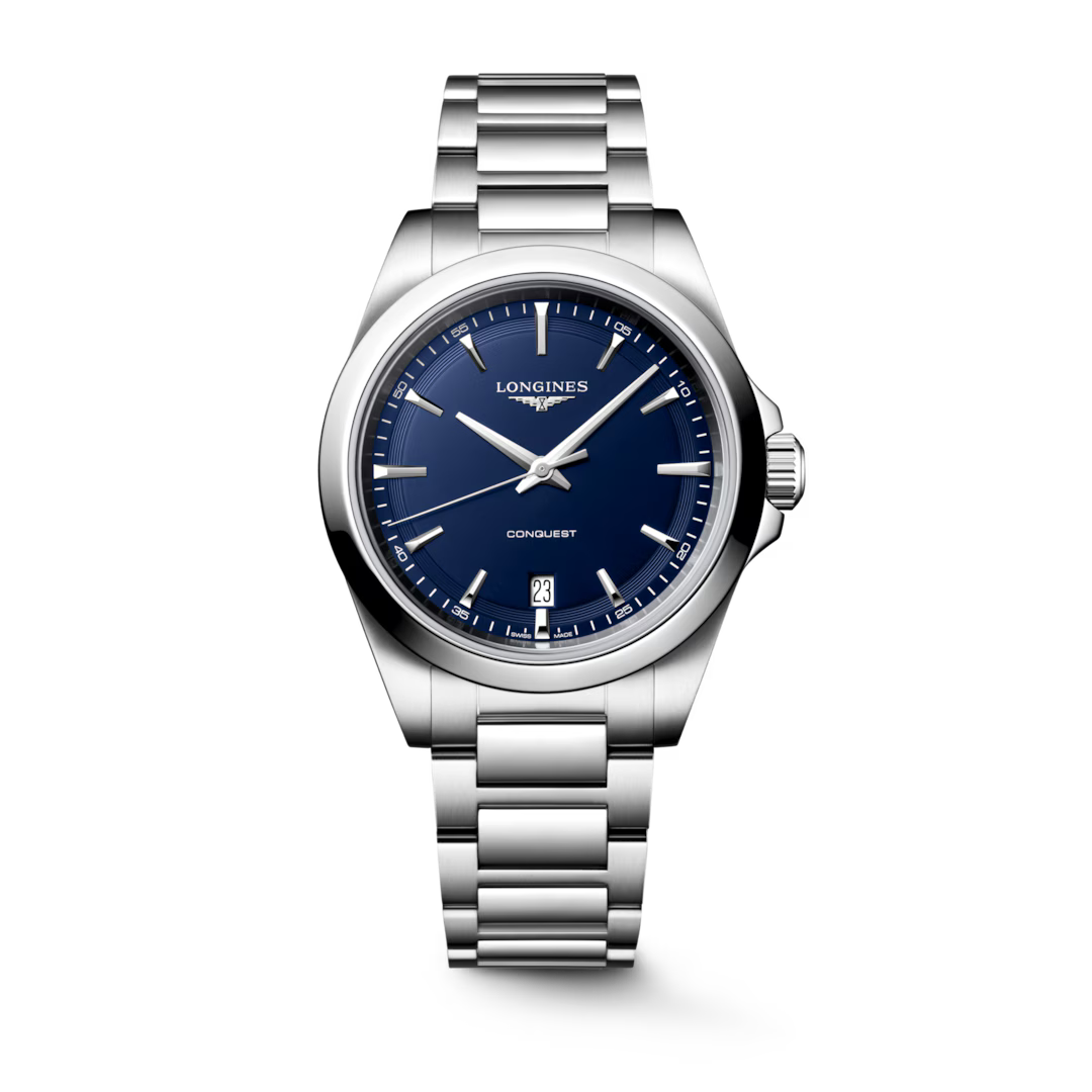 Conquest 38mm Stainless Steel Quartz Watch
