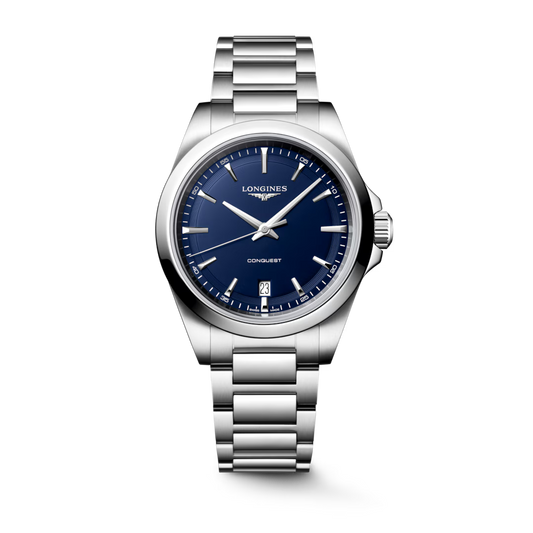 Conquest 38mm Stainless Steel Quartz Watch