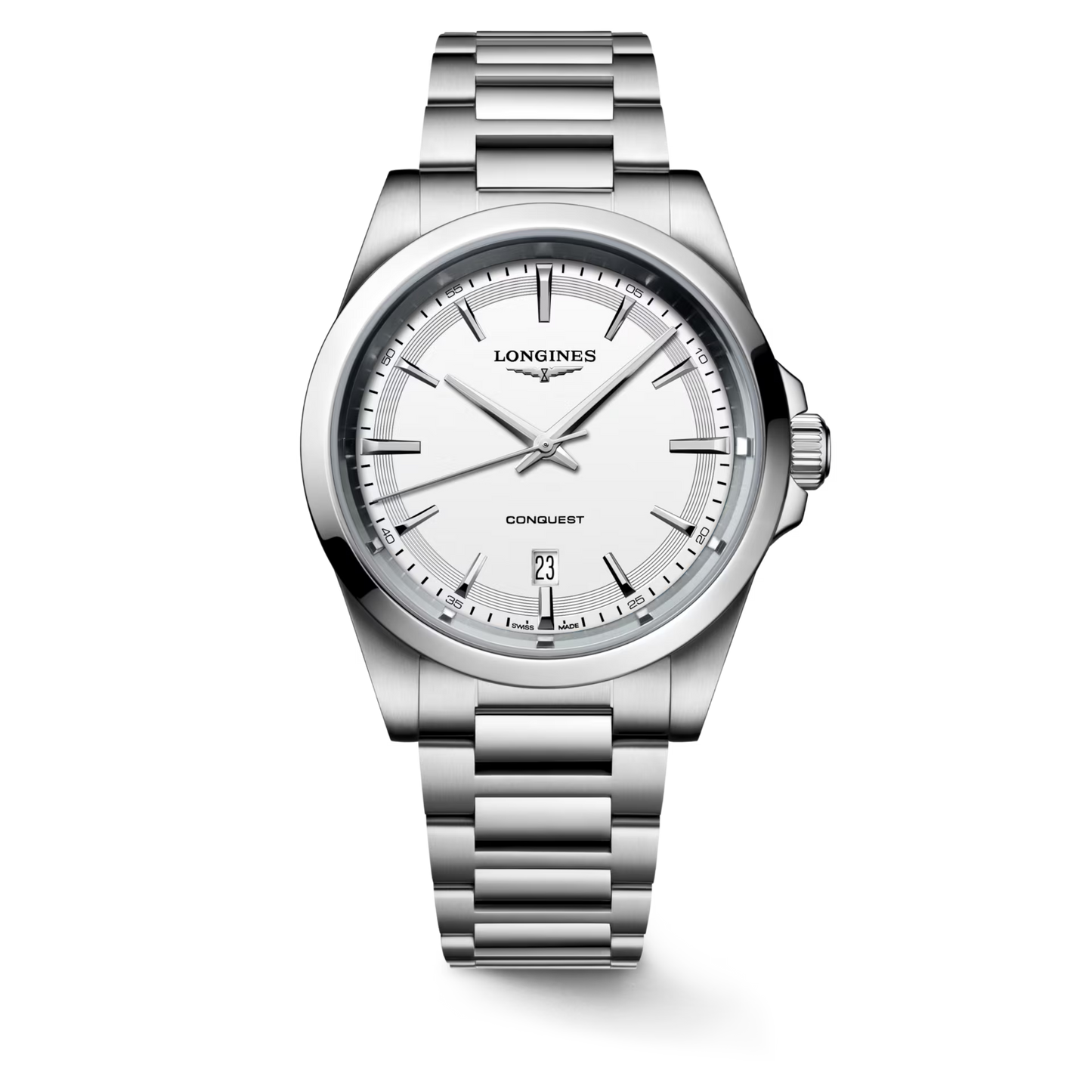 Conquest 41mm Stainless Steel Quartz Watch