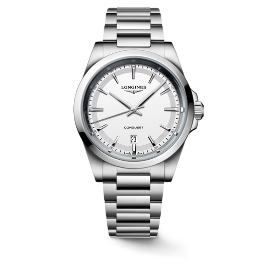 Conquest 41mm Stainless Steel Quartz Watch
