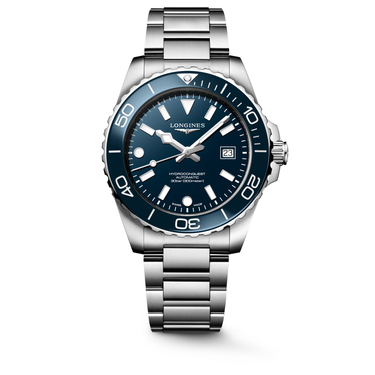 HYDROCONQUEST 42mm Stainless steel and ceramic bezel