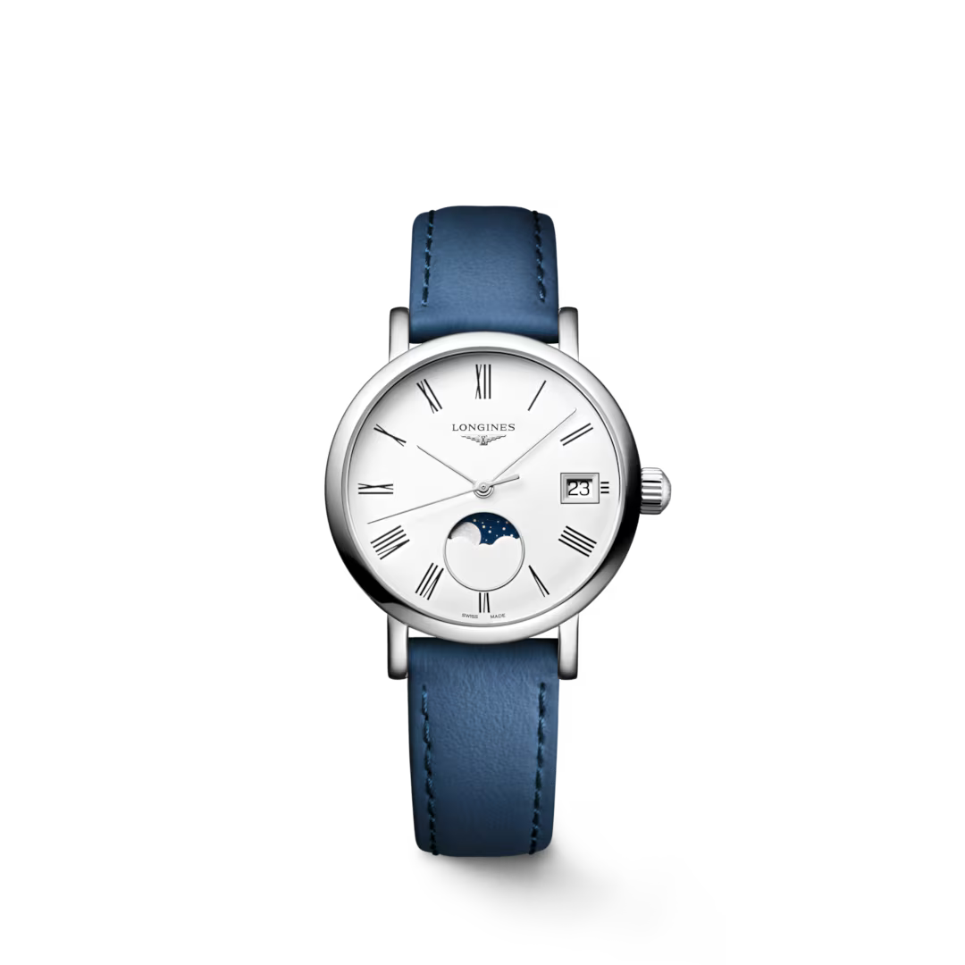 EX-DISPLAY egant Collection Moonphase 30mm Quartz Watch