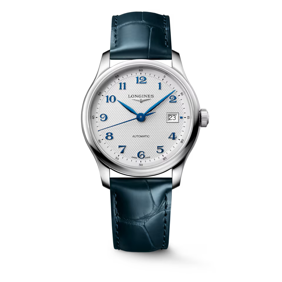 Master Collection 39mm Automatic Alligator Strap Watch