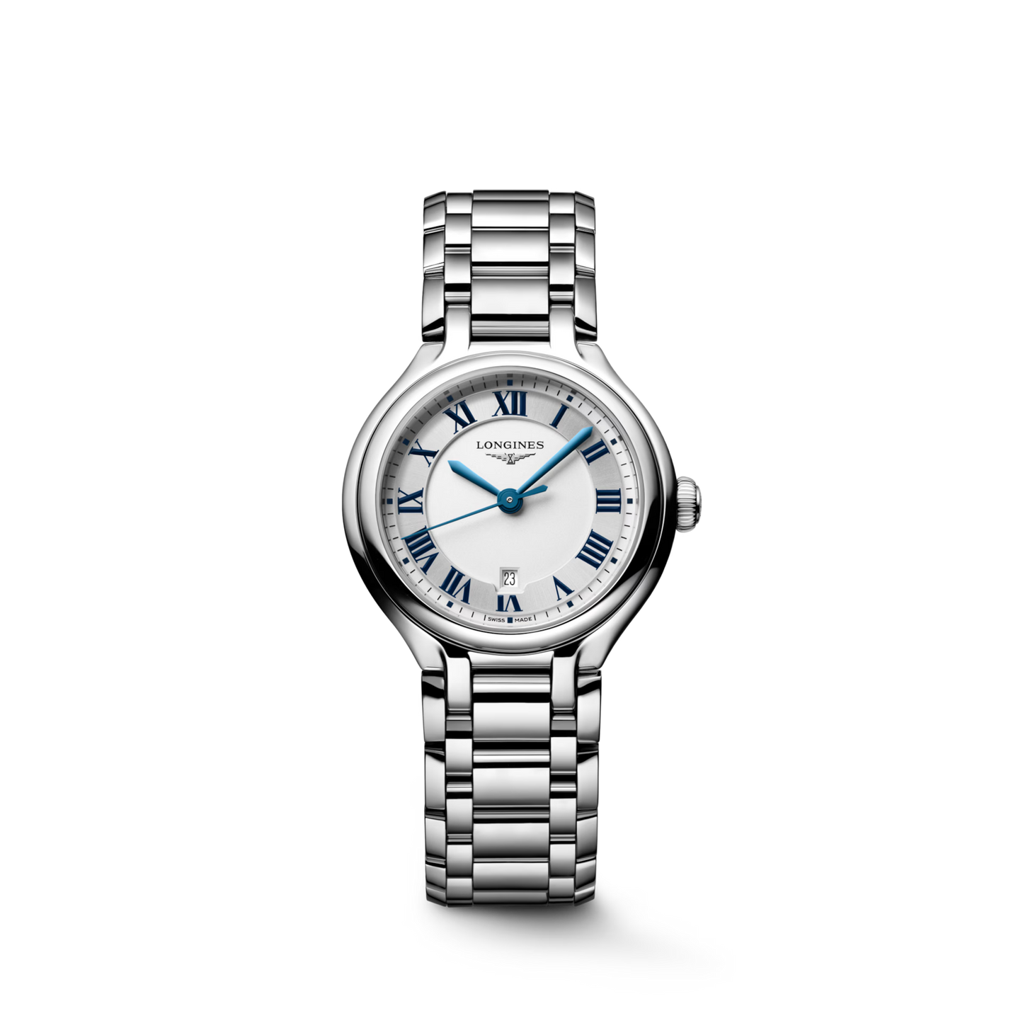 PrimaLuna 30mm Ladies Stainless Steel Quartz Watch