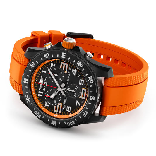 Endurance Pro 44 | 44mm Breitlight® Case Orange Strap