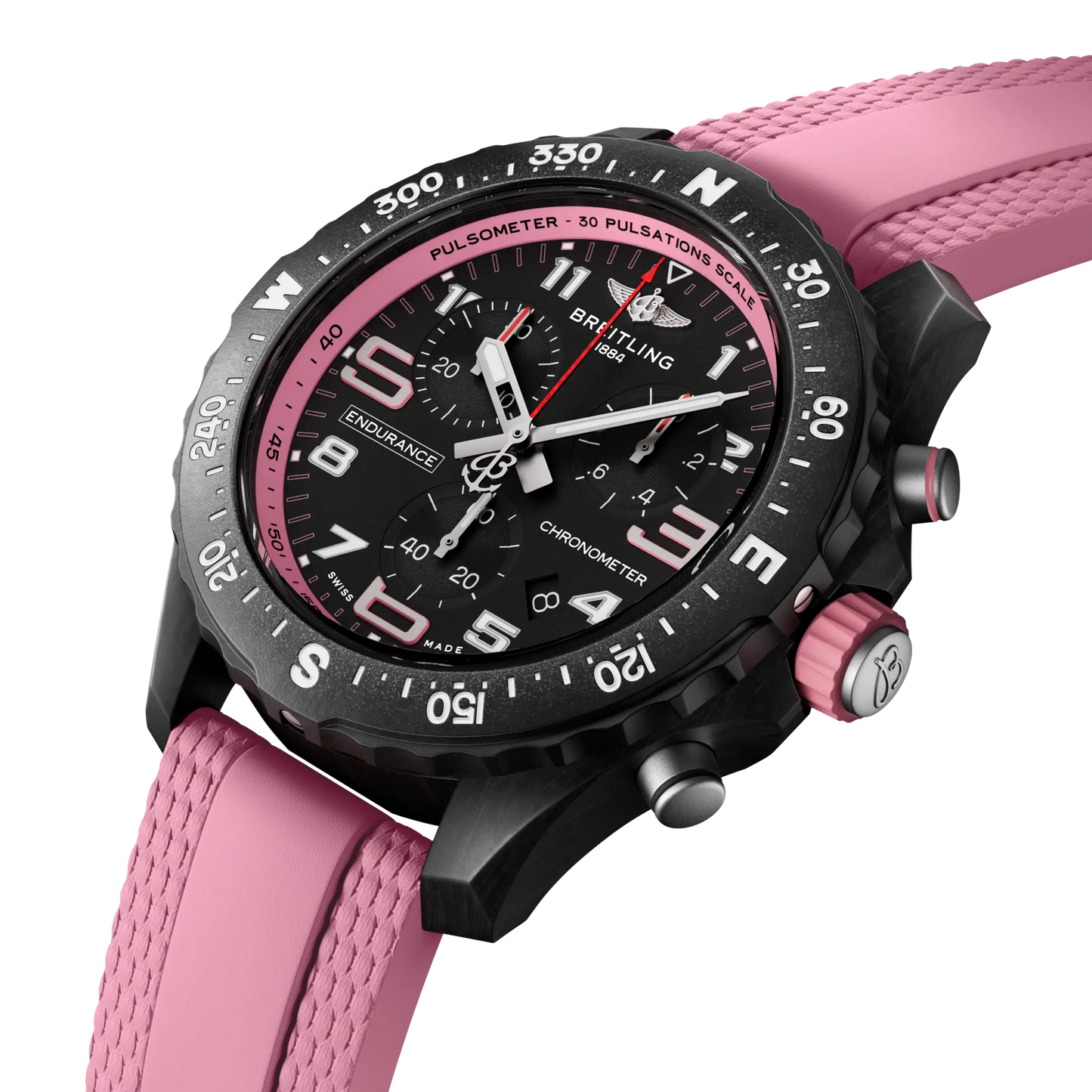 ENDURANCE PRO 38 | 38mm Breitlight® Case Pink Strap