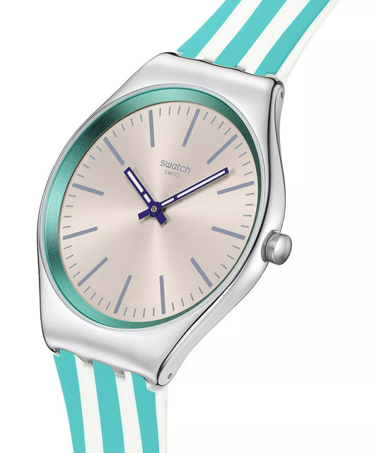 Beach Hour Irony Swatch Watch